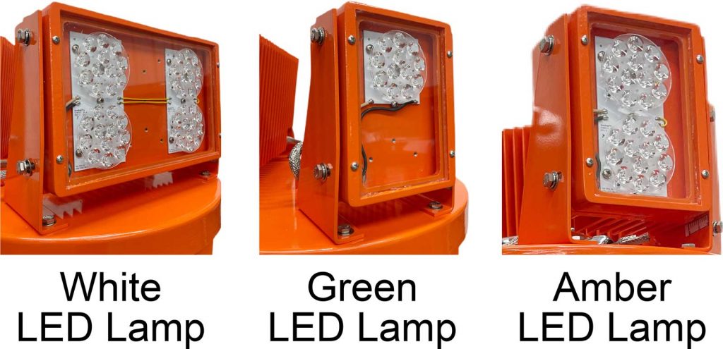 L-801HL LED Medium Intensity Heliport Rotating Beacon heads